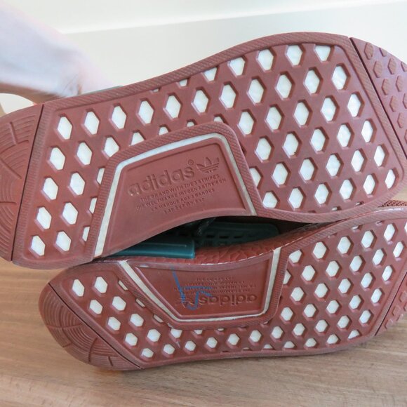 PHARRELL X ADIDAS NDM Hu Human Race Chocolate Sneaker Shoes - Men's Size US 7.5 - Picture 14 of 15